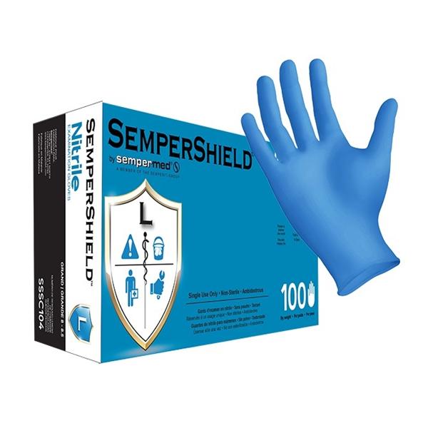 Gloves Glove Powder-Free Nitrile Latex-Free Large 1000/Ca